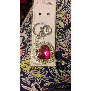 n3. heart keychain